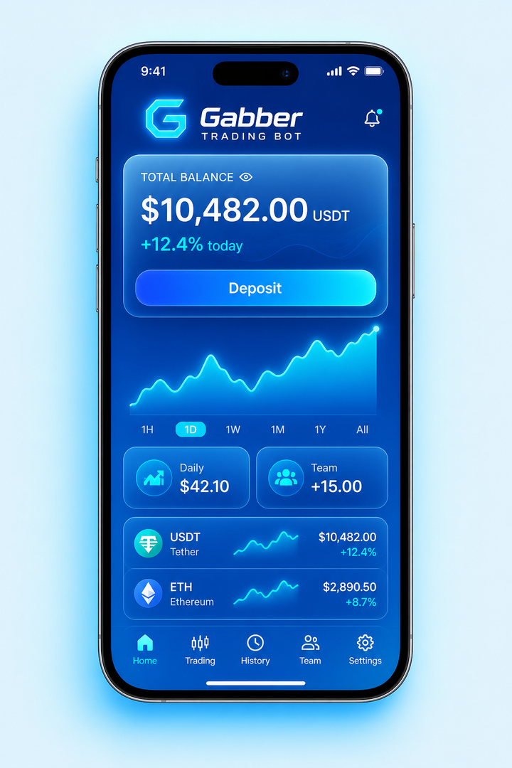 Gabber Trading Bot app